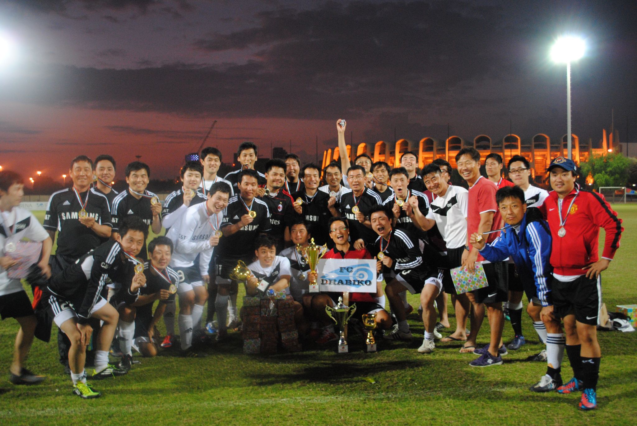 Soccer group photograph