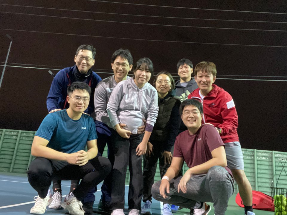 Tennis group photograph
